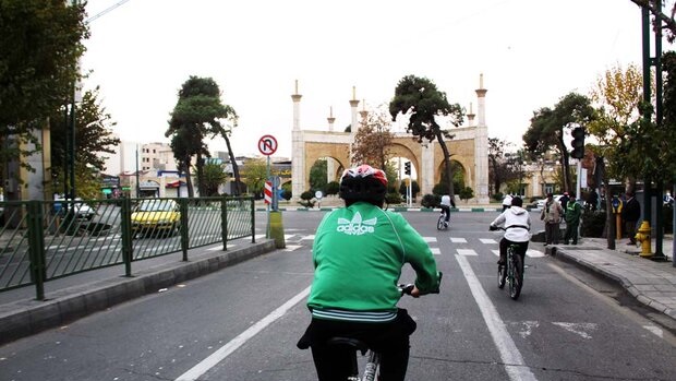 «پویش عشق» دوچرخه‌سواران تهرانی
