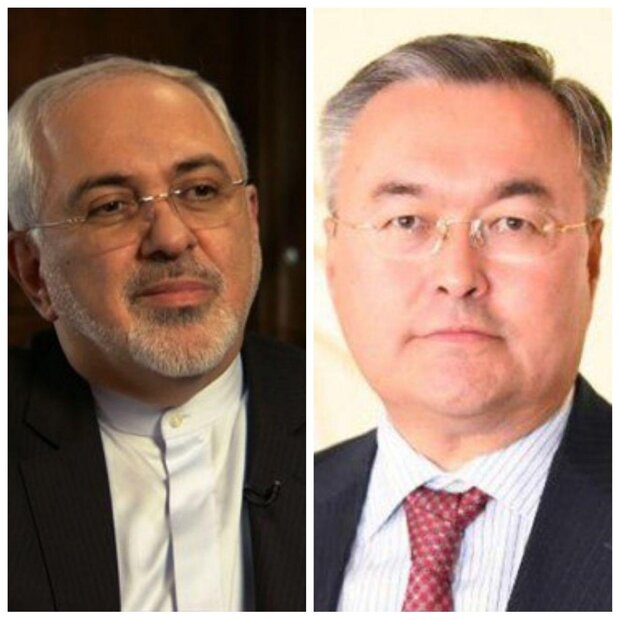 بصورت تلفنی؛ وزرای خارجه جمهوری اسلامی ایران و قزاقستان گفتگو کردند